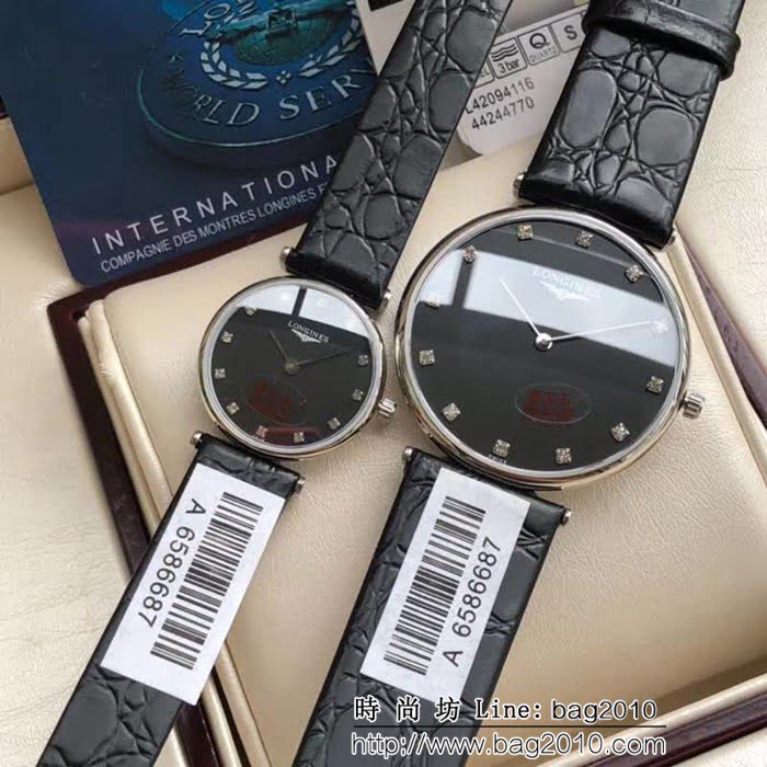 LONGINES浪琴 經典嘉嵐系列 情侶對表 WSS1229